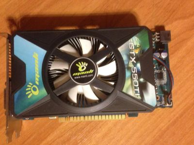 Лот: 10534640. Фото: 1. Manli GTX 550TI. Видеокарты
