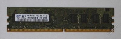 Лот: 966510. Фото: 1. DDR 2 Samsung 1GB 800MHz(PC 6400... Оперативная память