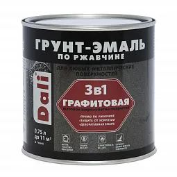 Лот: 21245404. Фото: 1. Грунт-Эмаль /Графитовая/ по ржавчине... Краски, лаки, растворитель