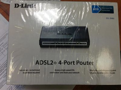 Лот: 3025973. Фото: 1. ADSL Модем + роутер 4 port D-Link... Проводные модемы