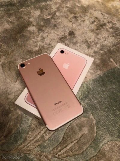 Лот: 11595830. Фото: 1. Apple iPhone 7 128Gb Gold (Айфон... Смартфоны