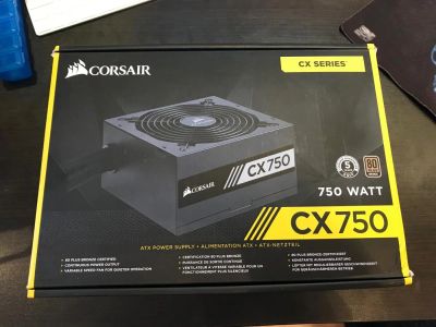 Лот: 10967885. Фото: 1. Corsair CX750 2017 750W 80PLUS... Корпуса, блоки питания