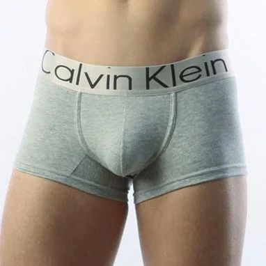 Лот: 3238450. Фото: 1. мужские трусы Calvin Klein, серые. Нижнее бельё, плавки, шорты для плавания