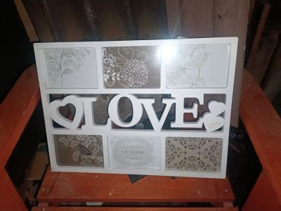 Лот: 25390112. Фото: 1. Фоторамка Love большая. Фоторамки, фотоальбомы