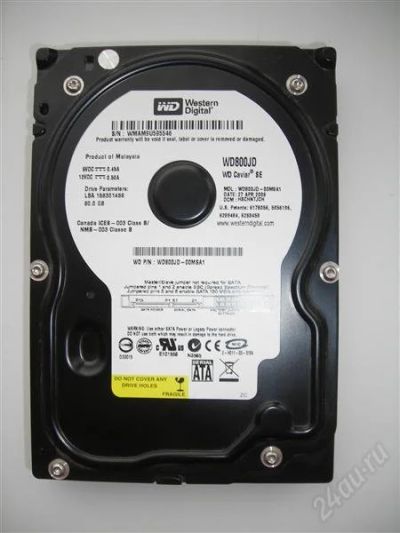 Лот: 1294343. Фото: 1. Жесткий диск (HDD) Western Digital... Жёсткие диски (HDD)