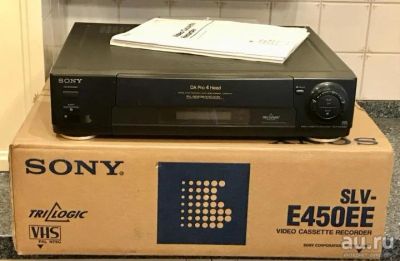 Лот: 16945087. Фото: 1. Видеомагнитофон Sony SLV-e450ee. Видеомагнитофоны