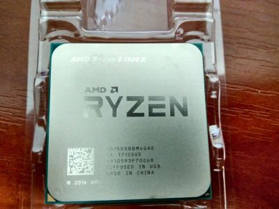 Лот: 13224253. Фото: 1. Процессор AMD Ryzen 5 1500X... Процессоры