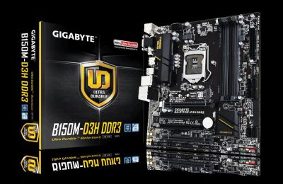 Лот: 8930486. Фото: 1. Материнская плата Gigabyte GA-B150M-D3H... Материнские платы