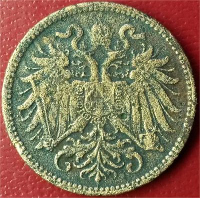 Лот: 7160106. Фото: 1. Австрия 2 геллера 1909 год. Европа