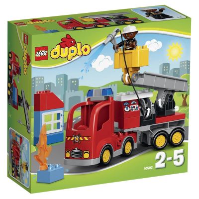 Лот: 12630739. Фото: 1. LEGO DUPLO Town Пожарный грузовик. Конструкторы