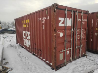 Лот: 18451355. Фото: 1. Контейнер 20 футов усиленный ZIMU. Контейнеры грузовые