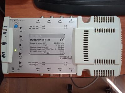 Лот: 23453797. Фото: 1. Мультисвич TERRA MSR 508. Цифровое, спутниковое ТВ