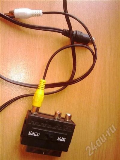 Лот: 322219. Фото: 1. Переходник от Sega к телевизору. Запчасти для игровых приставок, консолей