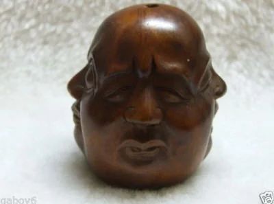Лот: 3583207. Фото: 1. Нецке самшит Будда 4 лица. Другое (коллекционирование, моделизм)