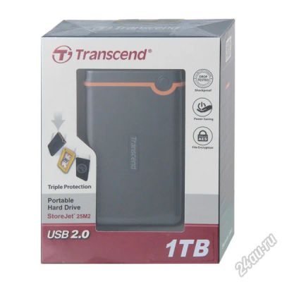 Лот: 5582265. Фото: 1. Внешний жесткий диск 2.5" 1TB... USB-флеш карты