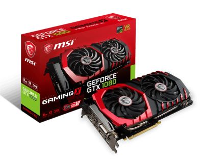 Лот: 15457437. Фото: 1. Видеокарта MSI GeForce GTX 1080... Видеокарты