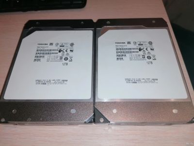 Лот: 17855502. Фото: 1. HDD 12Tb x 2 шт. Жёсткие диски (HDD)