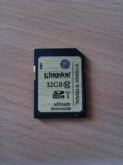 Лот: 5218360. Фото: 1. Kingston Ultimate SDHC 32Gb Class... Карты памяти