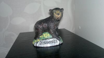 Лот: 3467825. Фото: 1. Мишка " Красноярск". Фигурки, статуэтки