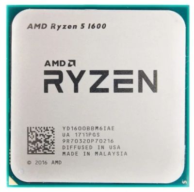 Лот: 19019827. Фото: 1. Процессор AMD AM4 Ryzen 5 1600... Процессоры