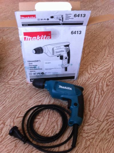 Лот: 7786535. Фото: 1. Дрель сетевая Makita 6413 новая. Электроинструмент