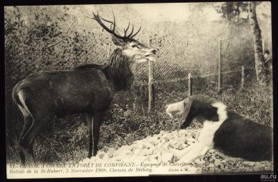 Лот: 15224226. Фото: 1. старинная французская открытка... Документы, ценные бумаги, письма