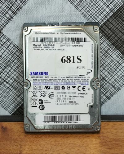 Лот: 19631550. Фото: 1. Жесткий диск SATA-II 2,5 Samsung... Жёсткие диски (HDD)