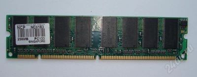 Лот: 406992. Фото: 1. DIMM 256Mb PC133 (NCP). Оперативная память
