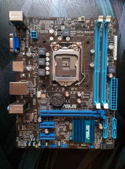 Лот: 9208688. Фото: 1. Asus P8H61-M LX3 R2.0 Неисправно. Материнские платы