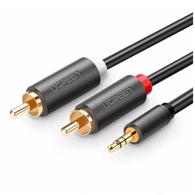 Лот: 25050905. Фото: 1. Кабель UGREEN 3.5mm Male to 2... Шлейфы, кабели, переходники