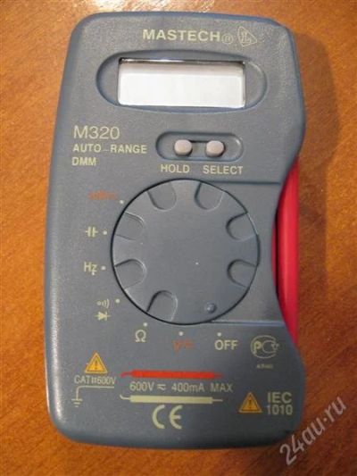 Лот: 2926348. Фото: 1. Цифровой мультиметр Mastech M320. Контрольно-измерительное оборудование