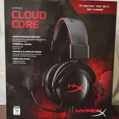 Лот: 16418316. Фото: 1. Наушники HyperX Cloud Core. Наушники, гарнитуры