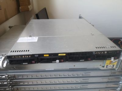 Лот: 23049512. Фото: 1. Сервер Supermicro 6016T-MT, 1U... Оргтехника, ПО, серверы