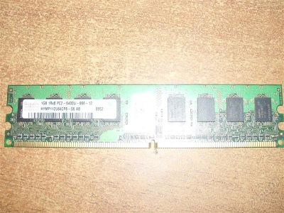 Лот: 1496054. Фото: 1. 1 GB DDR 2 HYNIX 1RX8 PC2-6400U-666-12... Оперативная память