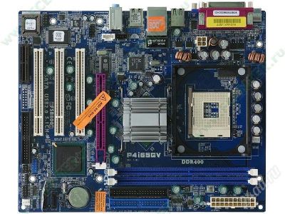 Лот: 479480. Фото: 1. Материнская плата Asrock P4I65GV... Материнские платы
