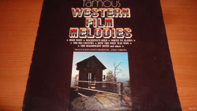Лот: 18263712. Фото: 1. " Western Film Melodies " большая... Аудиозаписи
