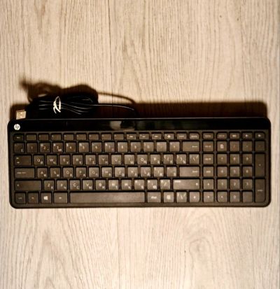Лот: 21382121. Фото: 1. Клавиатура проводная HP KBAH21... Клавиатуры и мыши