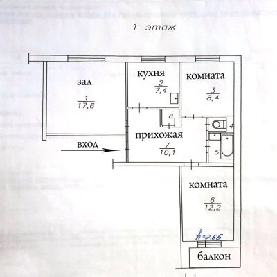 Лот: 15987923. Фото: 1. 3-комн. Металлургов 55/38. Квартиры, студии