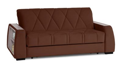 Лот: 22847700. Фото: 1. Прямой диван Domo Pro c полками... Диваны