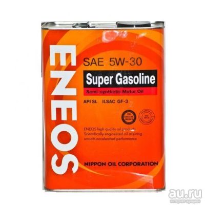 Лот: 9073980. Фото: 1. ENEOS Super Gasoline SL 10W-40... Масла, жидкости