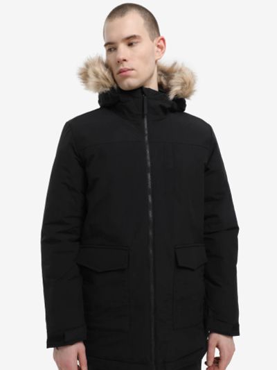 Лот: 22451150. Фото: 1. Парка мужская adidas, Черный. Другое (спортивная одежда)