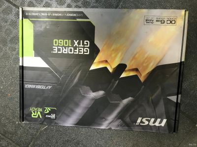 Лот: 13010564. Фото: 1. Geforce 1060 6gb MSI на гарантии. Видеокарты