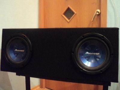 Лот: 4992879. Фото: 1. 2 сабвуфера pioneer tsw251r в... Сабвуферы