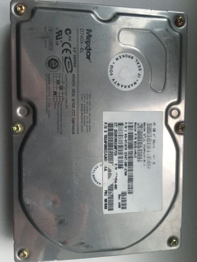 Лот: 18152886. Фото: 1. Жеский диск maxtor D740X-6L. Органайзеры для дисков, боксы