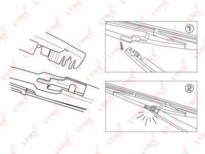 Лот: 12956037. Фото: 1. Lynx LR35T Щетка заднего стеклоочистителя. Другое (домашний быт)