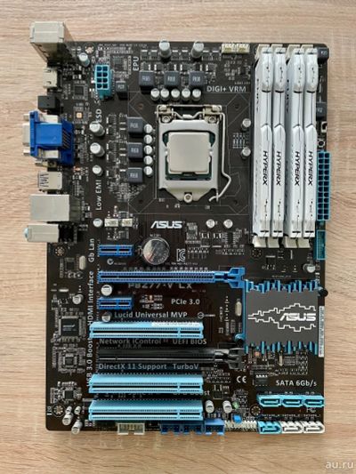 Лот: 18338277. Фото: 1. Intel core i7 3770k + Asus Z77... Комплекты запчастей