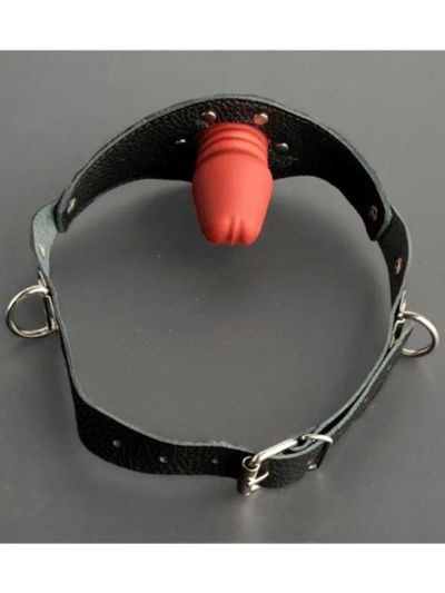 Лот: 22066885. Фото: 1. Кляп с фаллосом Sitabella – черный. Игрушки