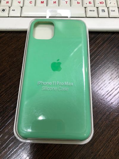 Лот: 16016500. Фото: 1. Чехол для iPhone 11 Pro Max зеленый. Чехлы, бамперы
