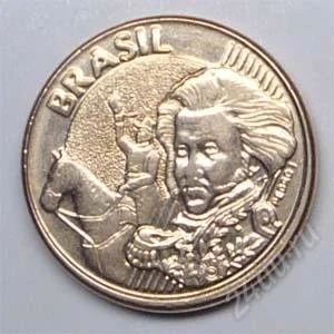 Лот: 1587936. Фото: 1. Бразилия. 10 сентаво 2005г. (1-2... Америка
