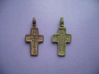 Лот: 6025652. Фото: 1. Кресты старинные 18-19 век (за... Предметы интерьера и быта
